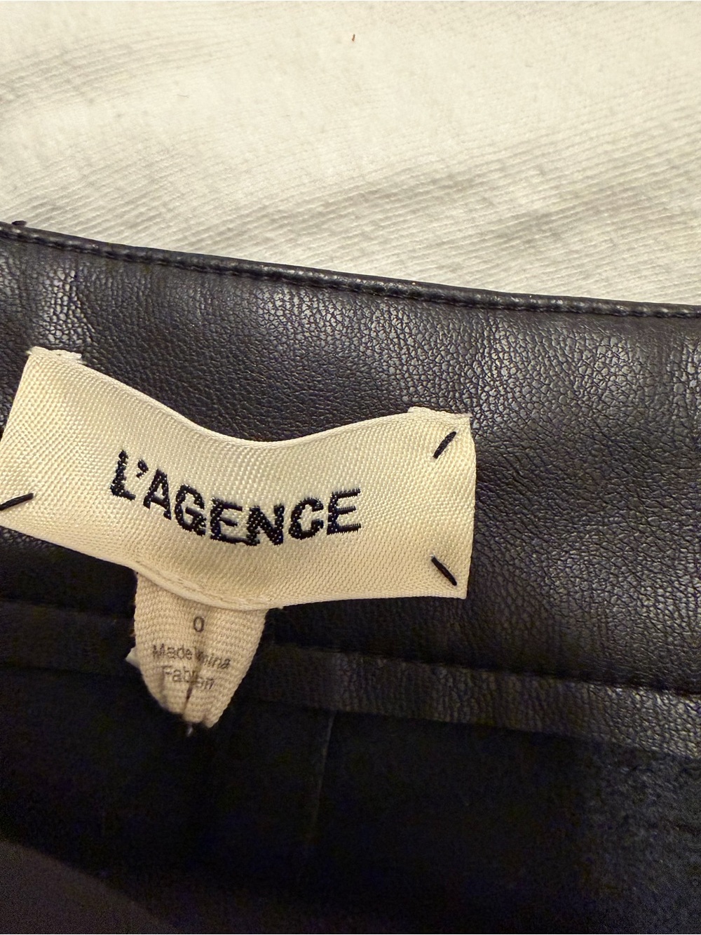 L’Agence Leather Shorts - Picture 4 of 5